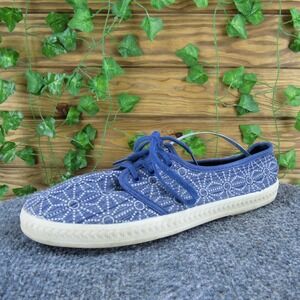 Rocket Dog Women Sneaker Blue Fabric Sz 9 Medium Gently Used 2025